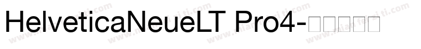 HelveticaNeueLT Pro4字体转换